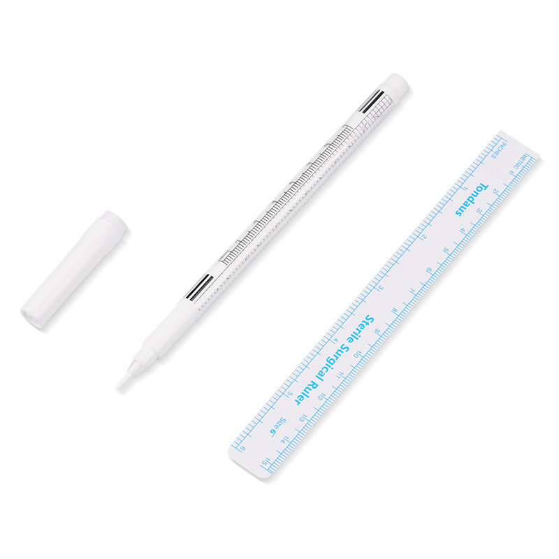 White Surgical Eyebrow Tattoo Skin Marker Pen Tools Microblading Accessories Permanent Makeup Tool
