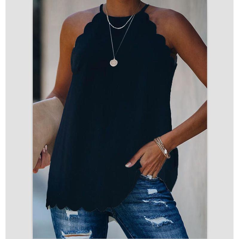 Women's Tanks & Camis Wave Solid Black Sexy Vest Women Summer Sleeveless Fashion 2021 Halterneck Casual Camisole Ladies Top Pullover Harajuk, White
Women's Tanks & Camis Wave Solid Black Sexy Vest Women Summer Sleeveless Fashion 2021 Halterneck Casual Camisole Ladies Top Pullover Harajuk, White
