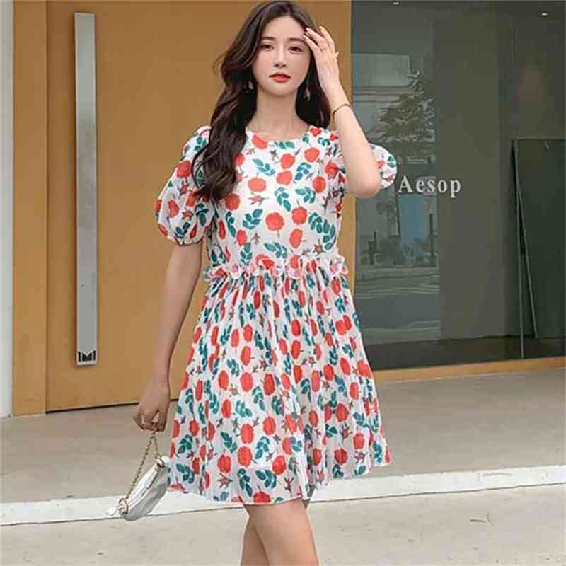 Fashion Women Vintage Flowers Print Chiffon Pleated Dress Elegant Casual Puff Sleeve Female Short Vestidos 210519, Photo color
Fashion Women Vintage Flowers Print Chiffon Pleated Dress Elegant Casual Puff Sleeve Female Short Vestidos 210519, Photo color