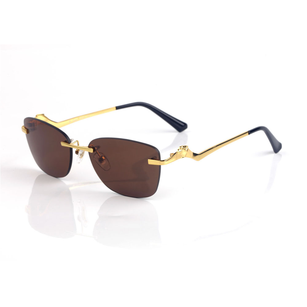 luxury rimless sunglasses Eyeglasses frames temples with panther heads Metal Frameless rectangular shape for men woman eyewear accessories glasses wholesale
luxury rimless sunglasses Eyeglasses frames temples with panther heads Metal Frameless rectangular shape for men woman eyewear accessories glasses wholesale