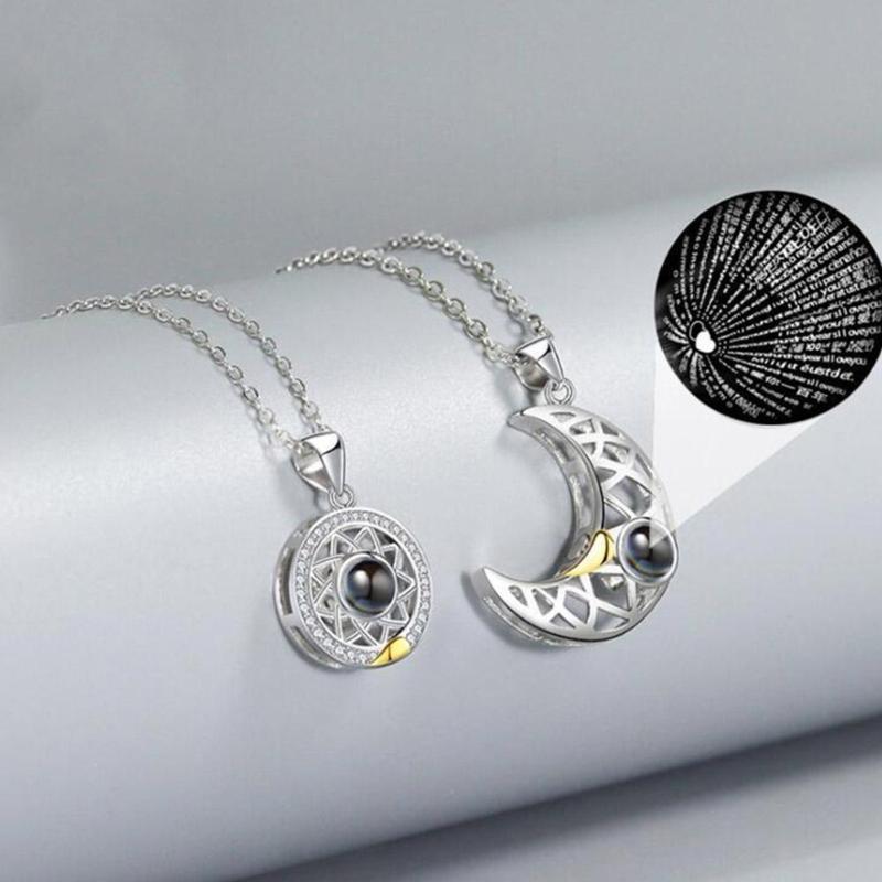 Pendant Necklaces Magnetic Couple 100 Languages I Love You Projection Sun Moon Necklace For Women 2022 Valentine Day Gift Jewelr
Pendant Necklaces Magnetic Couple 100 Languages I Love You Projection Sun Moon Necklace For Women 2022 Valentine Day Gift Jewelr