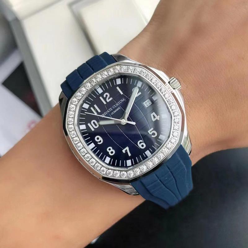 Wristwatches Miyota 8215 Movement Men's 40mm Mechanical Rubber Strap Luminous 316 Electroplated Stainless Steel Case Automatic Watch BLUE, Black
Wristwatches Miyota 8215 Movement Men's 40mm Mechanical Rubber Strap Luminous 316 Electroplated Stainless Steel Case Automatic Watch BLUE, Black