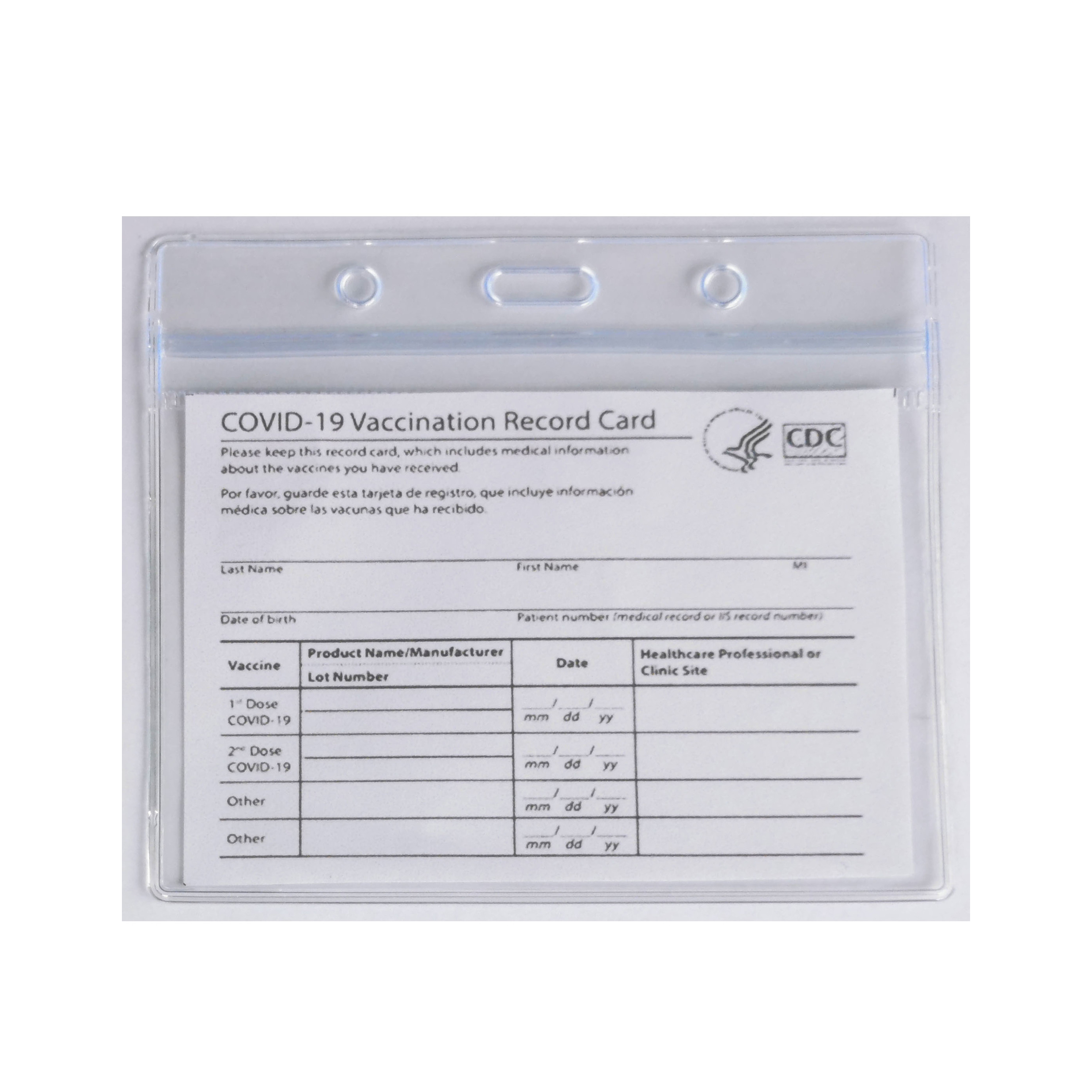 4*3inch CDC Vaccination Card Holder Files Vaccinated Record Cards Business Cardes Fill The Information Yourself
4*3inch CDC Vaccination Card Holder Files Vaccinated Record Cards Business Cardes Fill The Information Yourself
