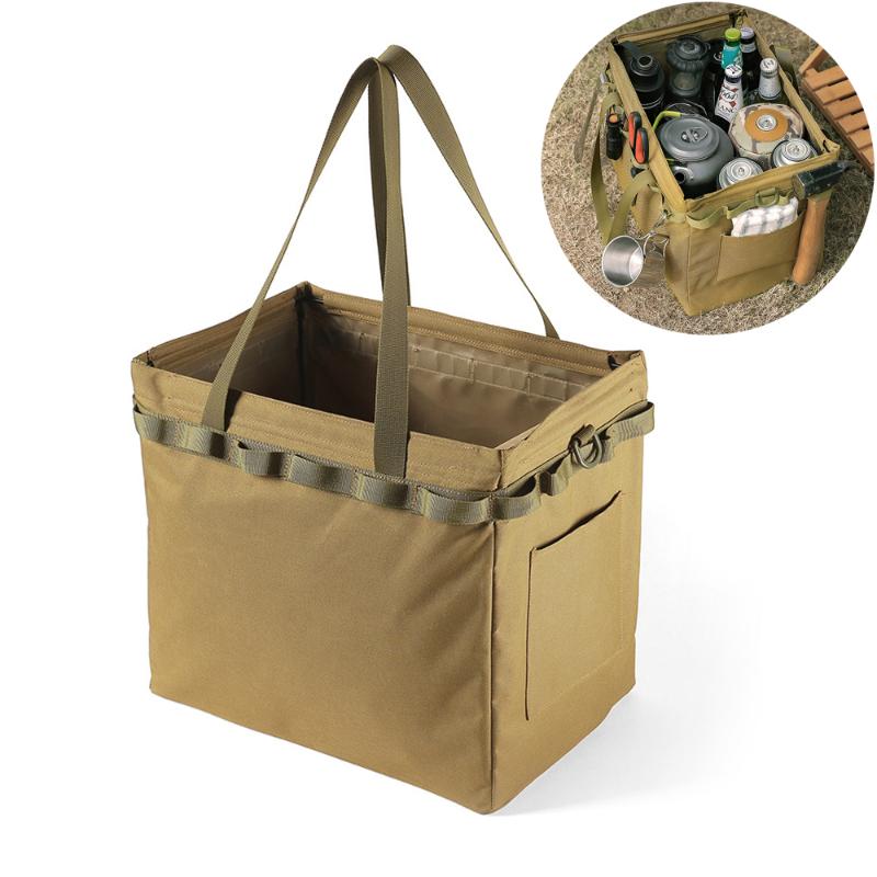 Outdoor Bags 25L Camping Storage Bag Travel Large Capacity Protable Folding Handbag Barbecue Cutlery Tools Organizer Hunting, Khaki
Outdoor Bags 25L Camping Storage Bag Travel Large Capacity Protable Folding Handbag Barbecue Cutlery Tools Organizer Hunting, Khaki