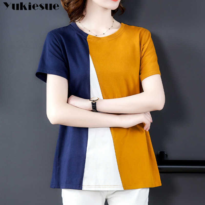 T Shirt Women Four Seasons Top s short sleeve Tshirt Striped Female T- Women's Tops Tee Fashion Femme 210608, Yellow
T Shirt Women Four Seasons Top s short sleeve Tshirt Striped Female T- Women's Tops Tee Fashion Femme 210608, Yellow