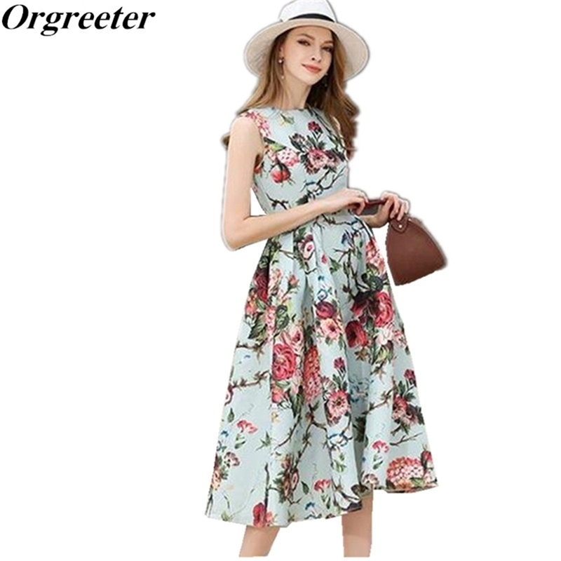 Orgreeter Print Floral Runway Party Dress Summer Casual Big Size Office Work Long Mid-calf 210602, Picture color
Orgreeter Print Floral Runway Party Dress Summer Casual Big Size Office Work Long Mid-calf 210602, Picture color