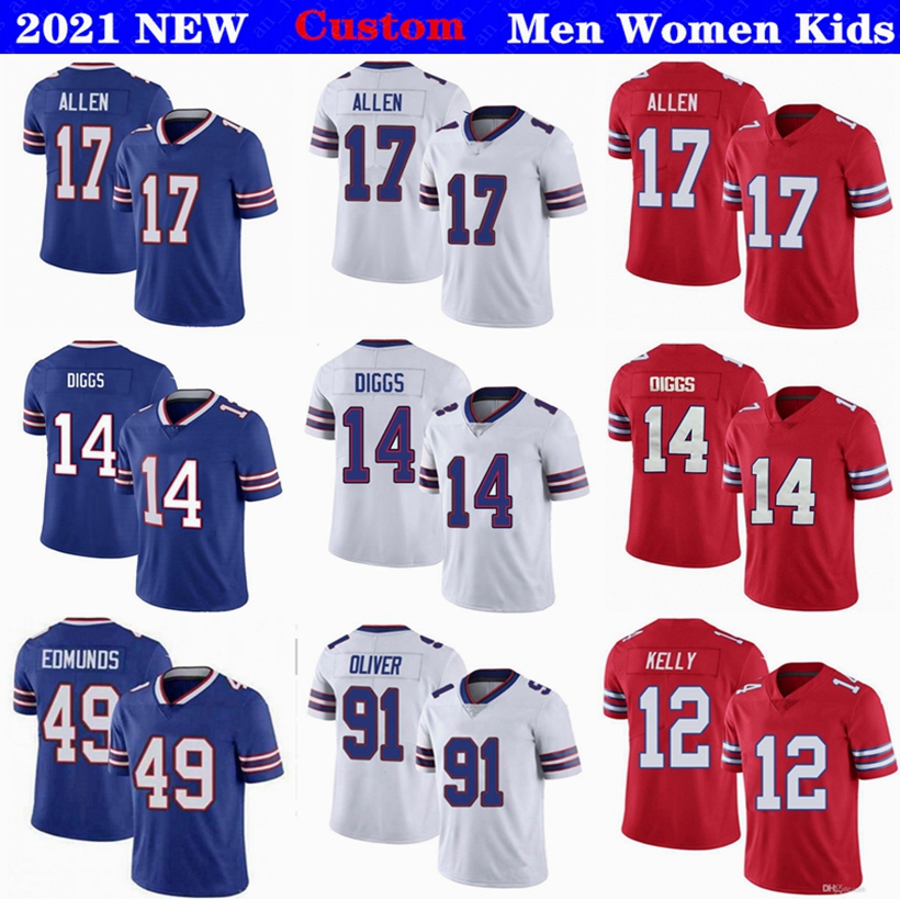 17 Josh Allen Custom Men Women Kids Football Jerseys 11 Cole Beasley 14 Stefon Diggs 10 Mitchell Trubisky 49 Edmunds Jim Kelly White Singletary Oliver Moss Stitched, Shown
17 Josh Allen Custom Men Women Kids Football Jerseys 11 Cole Beasley 14 Stefon Diggs 10 Mitchell Trubisky 49 Edmunds Jim Kelly White Singletary Oliver Moss Stitched, Shown