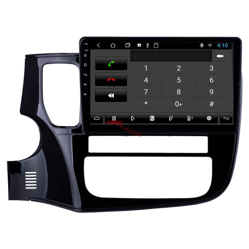 Car dvd Auto Stereo Player for Mitsubishi OUTLANDER 2014-2017 GPS Navigation System with USB Steering Wheel Control 10.1 Inch Android