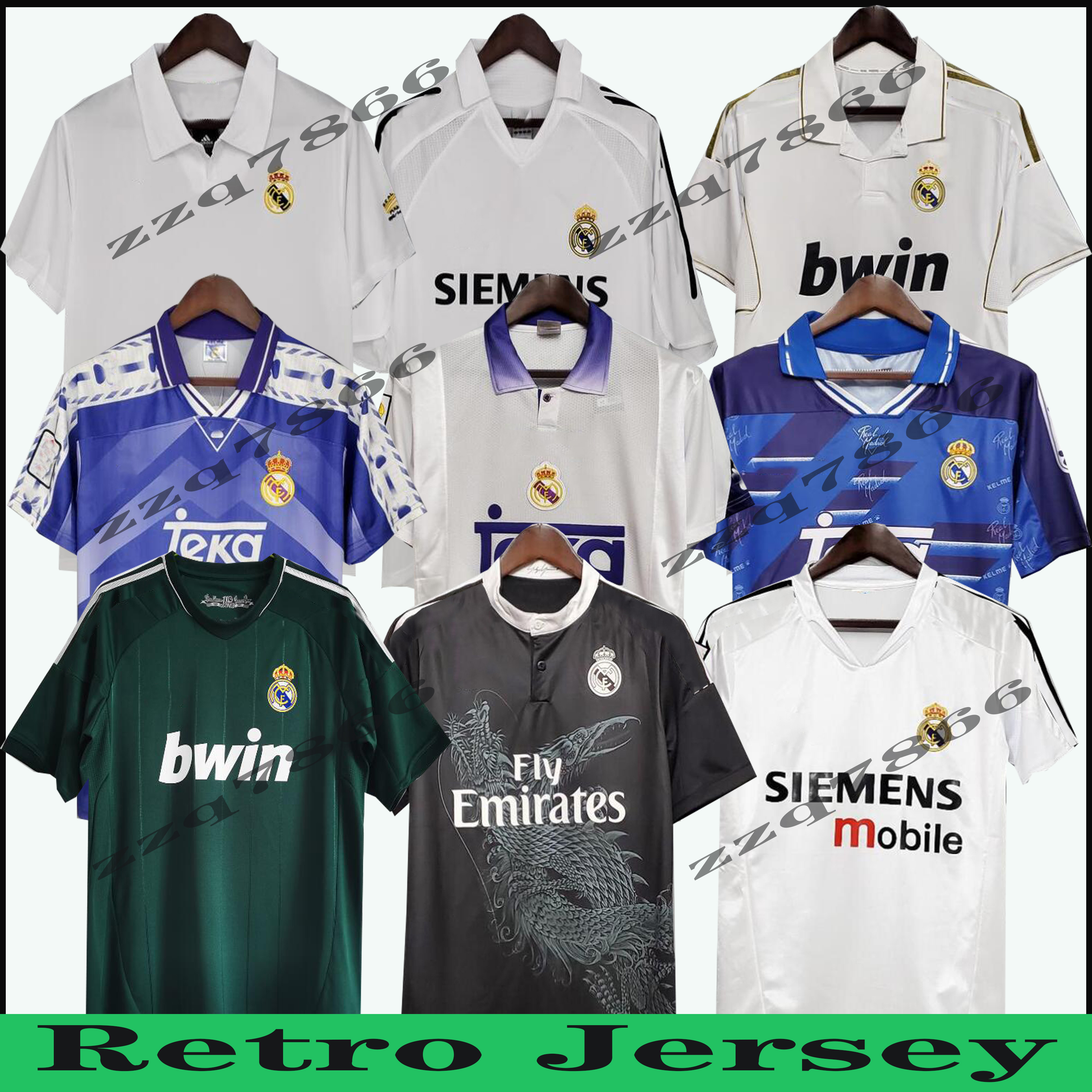 Real Madrid Retro Fútbol Jersey Guti Ramos McManaman 13 14 15 16 Ronaldo Zidane Beckham Raul Redondo classic 94 95 96 97 98 99 00 01 02 03 04 05 06 07 Carlos Seedorf uniform, White
Real Madrid Retro Fútbol Jersey Guti Ramos McManaman 13 14 15 16 Ronaldo Zidane Beckham Raul Redondo classic 94 95 96 97 98 99 00 01 02 03 04 05 06 07 Carlos Seedorf uniform, White