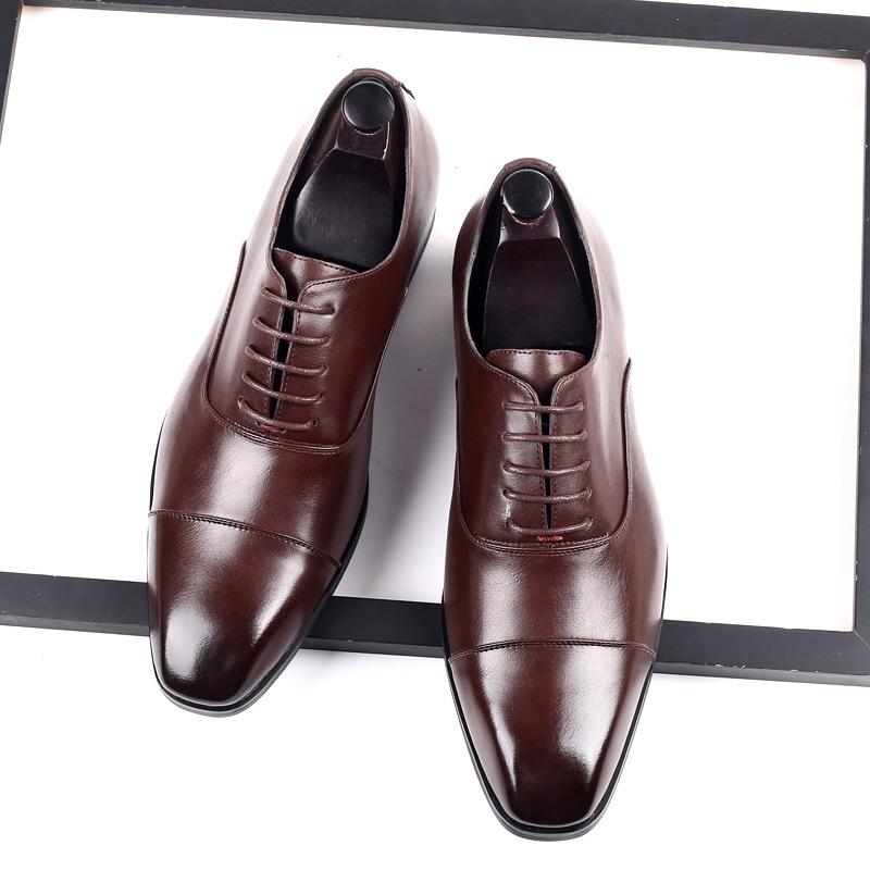 Dress Shoes Men's Square Toe Gentlemen Leather Trendy Business Style Slip On Fashion Men 2021, Black
Dress Shoes Men's Square Toe Gentlemen Leather Trendy Business Style Slip On Fashion Men 2021, Black