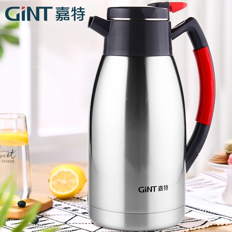 Jiate household vacuum large capacity hot water kettle 304 stainless steel thermos, Stainless steel color
Jiate household vacuum large capacity hot water kettle 304 stainless steel thermos, Stainless steel color