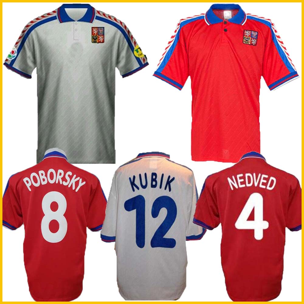 1996 República Checa Retro Fútbol Jersey 96 97 Nedved Poborsky Berger Berger Vintage Classic Football Shirt
1996 República Checa Retro Fútbol Jersey 96 97 Nedved Poborsky Berger Berger Vintage Classic Football Shirt