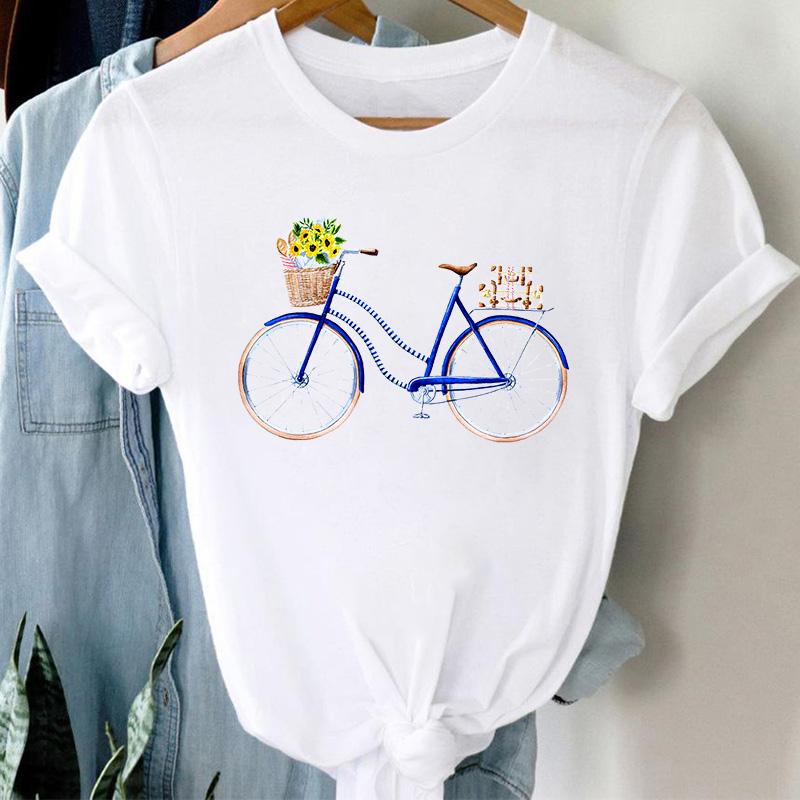 Women' T-Shirt Kawaii Streetwear Female T-shirts Bike Print Harajuku Tshirt Casual Summer Fashion T Shirt For Women Tee Tops, 24656
Women' T-Shirt Kawaii Streetwear Female T-shirts Bike Print Harajuku Tshirt Casual Summer Fashion T Shirt For Women Tee Tops, 24656
