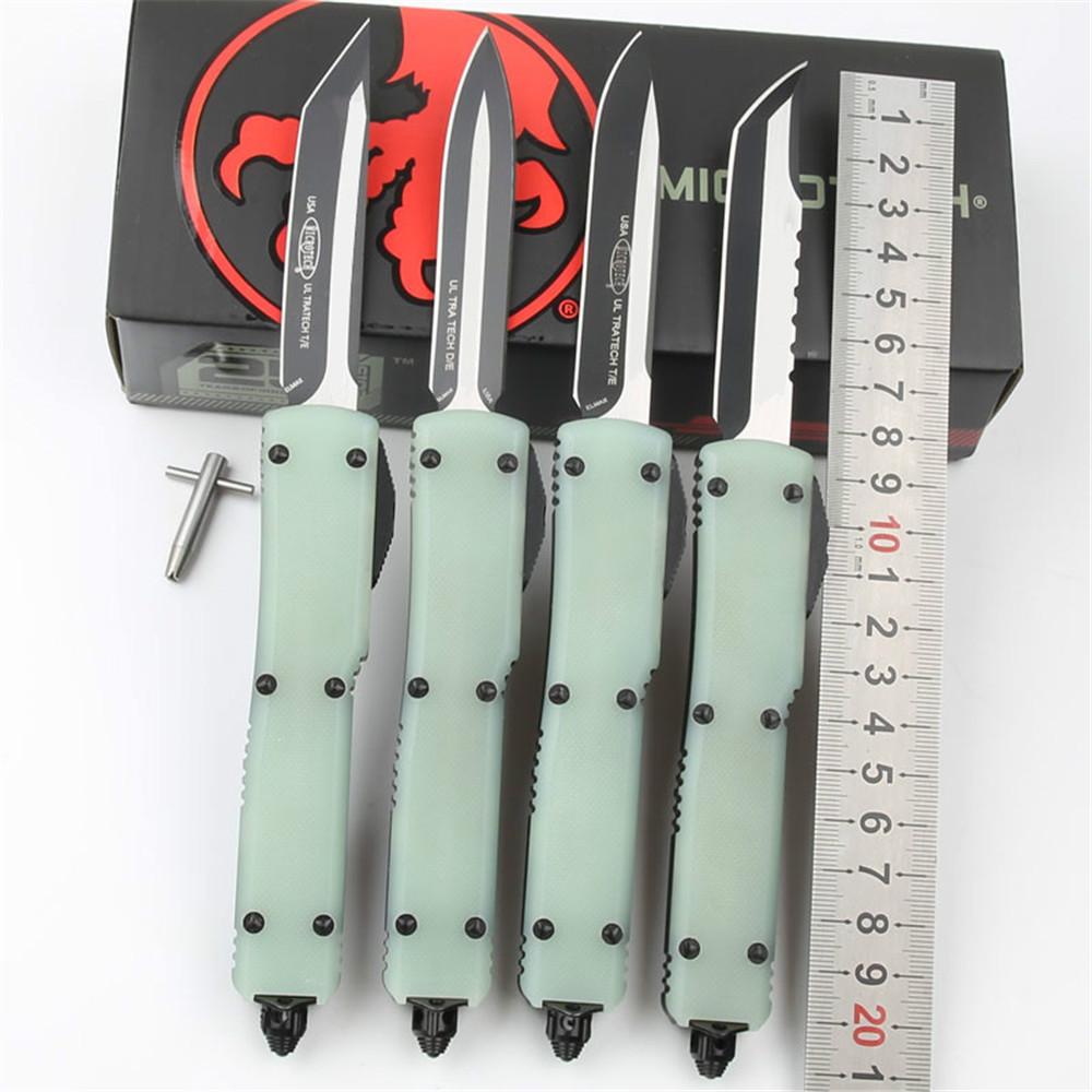 Microtech outdoor hunting knife UT70 D2 blade G10 aluminum handle automatic camping double action edc tool
Microtech outdoor hunting knife UT70 D2 blade G10 aluminum handle automatic camping double action edc tool