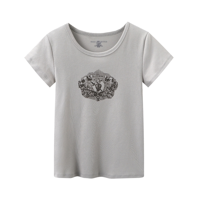PUWD Slim Girls Soft Cotton Bomb Tshirts Summer Fashion Ladies Streetwear Short Tees Vintage Women Cute Tops Sweet 210708, Gray
PUWD Slim Girls Soft Cotton Bomb Tshirts Summer Fashion Ladies Streetwear Short Tees Vintage Women Cute Tops Sweet 210708, Gray