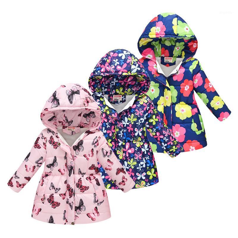 Winter Cotton Clothes 4-8y Girls Printed Floral Long Jacket Children Zipper Hooded Clothing Tops Big Outerwear Parka Coat, Blue;gray
Winter Cotton Clothes 4-8y Girls Printed Floral Long Jacket Children Zipper Hooded Clothing Tops Big Outerwear Parka Coat, Blue;gray