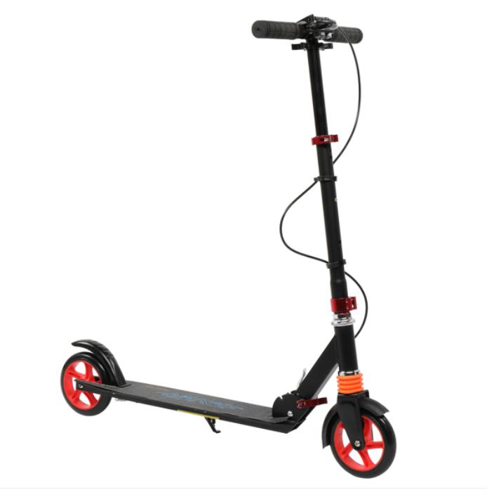 2022 Garden Sets Scooter For Adult&Teens,3 Height Adjustable Easy Folding Red