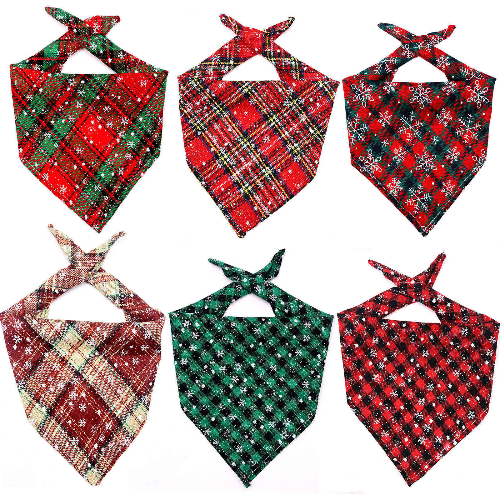 Dog Apparel Dogs Bandana Christmas Buffalo Plaid Snowflake Pet Scarf Triangle Bibs Kerchief Costume Accessories for Small Dogs Cats, Color lattice snowflake 1
Dog Apparel Dogs Bandana Christmas Buffalo Plaid Snowflake Pet Scarf Triangle Bibs Kerchief Costume Accessories for Small Dogs Cats, Color lattice snowflake 1