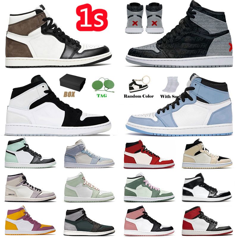 Original Jumpman 1 1s Basketball Shoes Mens High OG Designer Sneakers Diamond Unc Dark Mocha Rebellionaire Banned Sports Carbon Fiber Mid Dutch Green Trainers, # atmosphere 36-46
Original Jumpman 1 1s Basketball Shoes Mens High OG Designer Sneakers Diamond Unc Dark Mocha Rebellionaire Banned Sports Carbon Fiber Mid Dutch Green Trainers, # atmosphere 36-46