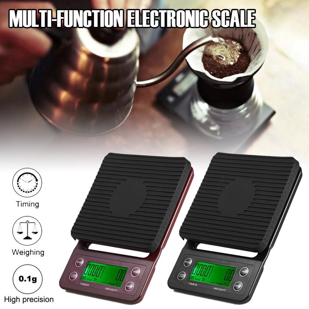 3kg 0.1g 5kg 0.1g Coffee Weighing 0.1g Drip Coffee Scale with Timer Digital Kitchen Scale High Precision LCD Scales
3kg 0.1g 5kg 0.1g Coffee Weighing 0.1g Drip Coffee Scale with Timer Digital Kitchen Scale High Precision LCD Scales