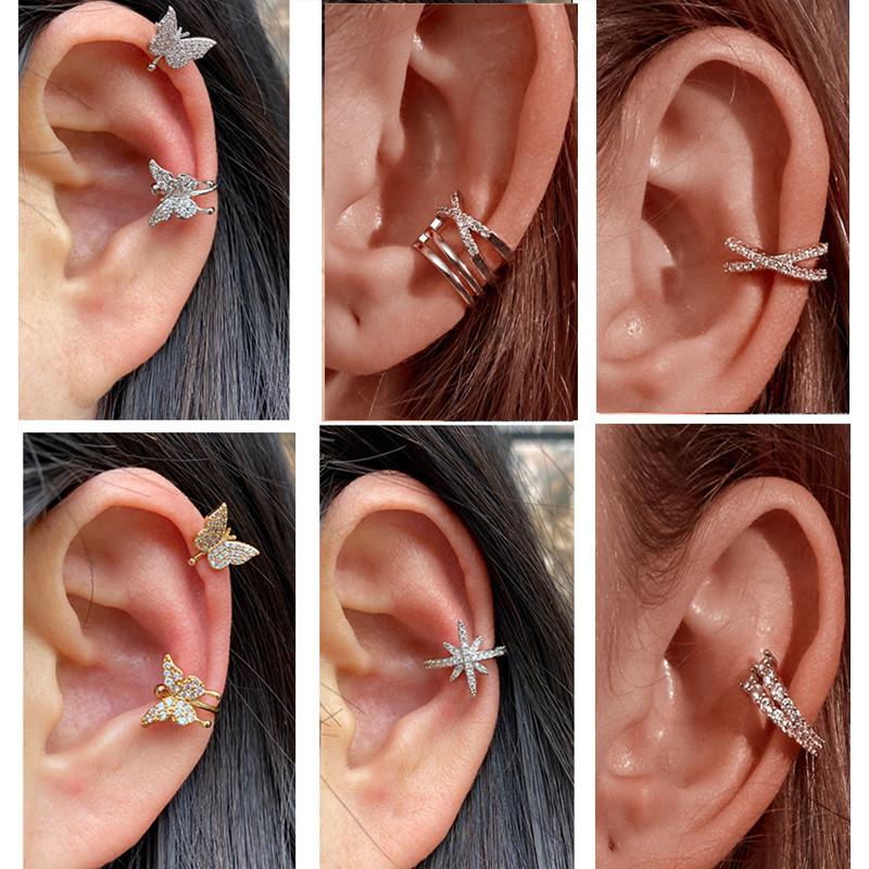 Clip-on & Screw Back 1Pc Cartilage Conch Fake Without Piercing Cuff Earring Earcuff Wrap Rock No Women Clip Adjustable, Silver
Clip-on & Screw Back 1Pc Cartilage Conch Fake Without Piercing Cuff Earring Earcuff Wrap Rock No Women Clip Adjustable, Silver