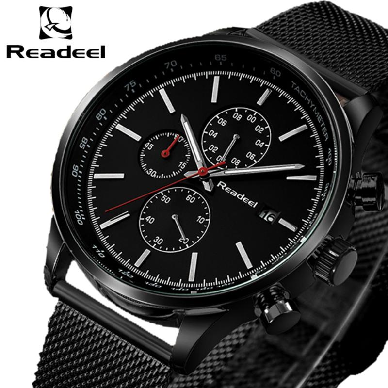 Readeel Fashion Mens Watches Top Quartz Watch Men Casual Slim Mesh Steel Waterproof Sport Relogio Masculino Wristwatches, Slivery;brown
Readeel Fashion Mens Watches Top Quartz Watch Men Casual Slim Mesh Steel Waterproof Sport Relogio Masculino Wristwatches, Slivery;brown