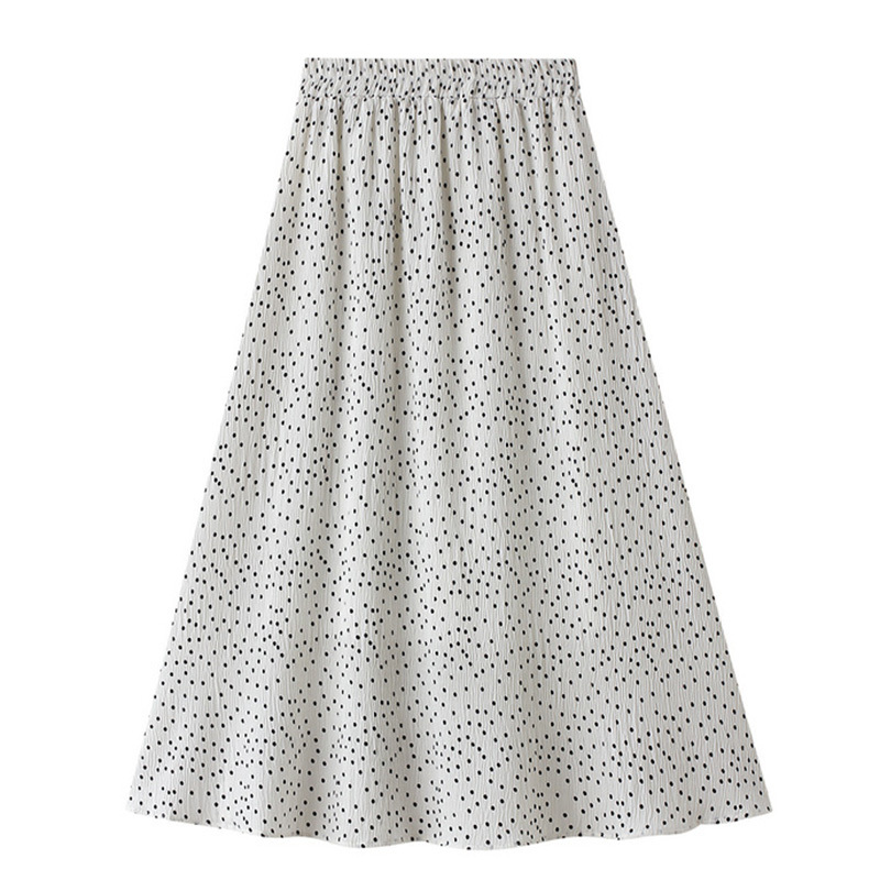 Fashion Dots printed Womens Skirt Spring Summer A-line pleated underwear chiffon long skirts holidays outwear 210524, White
Fashion Dots printed Womens Skirt Spring Summer A-line pleated underwear chiffon long skirts holidays outwear 210524, White