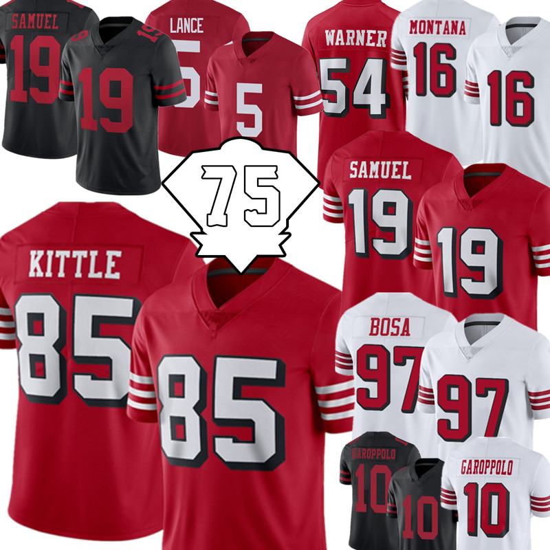 85 George Kittle 97 Nick Bosa Jersey Jerry Rice Fred Warner Trey Lance Jerseys Deebo Samuel Joe Montana Jimmy Garoppolo Brandon Aiyuk San Richard Sherman Francisco, Men+patch {s-xxxl}
85 George Kittle 97 Nick Bosa Jersey Jerry Rice Fred Warner Trey Lance Jerseys Deebo Samuel Joe Montana Jimmy Garoppolo Brandon Aiyuk San Richard Sherman Francisco, Men+patch {s-xxxl}