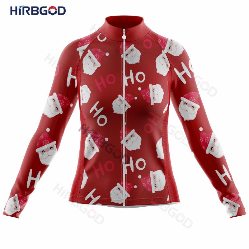 Racing Jackets HIRBGOD 2022 Red Cute White Beard Christmas Women' Long-Sleeved Cycling Jersey Autumn Quick Dry Top Wear Clothes, Tyz1164-10
Racing Jackets HIRBGOD 2022 Red Cute White Beard Christmas Women' Long-Sleeved Cycling Jersey Autumn Quick Dry Top Wear Clothes, Tyz1164-10