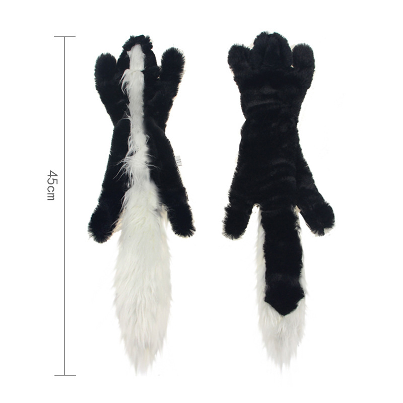 free shipping A variety of duokPet supplies dog silation animal skin chew toy 45cm sounding plush toys