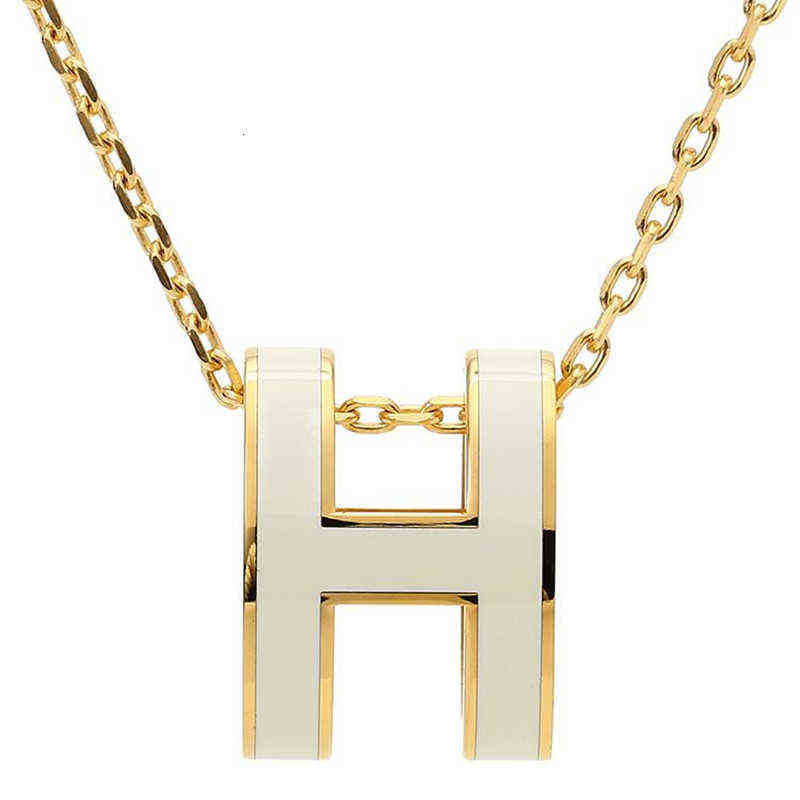 Cnc Version of Aijia h Necklace Female Sterling Sier Enamel Letter Pendant 18k Rose Gold Pop Personality Mini Clavicle Cain
Cnc Version of Aijia h Necklace Female Sterling Sier Enamel Letter Pendant 18k Rose Gold Pop Personality Mini Clavicle Cain