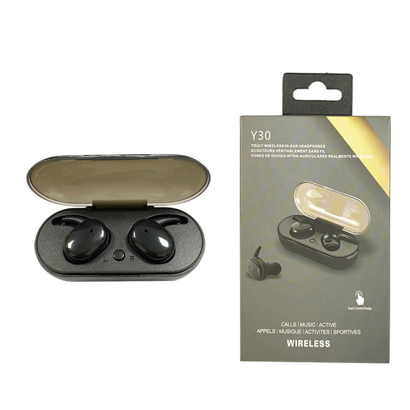Y30 TWS Wireless Blutooth 5.0 Earphone Noise Cancelling Headset HiFi 3D Stereo Sound Music In-ear Earbuds For Android IOS