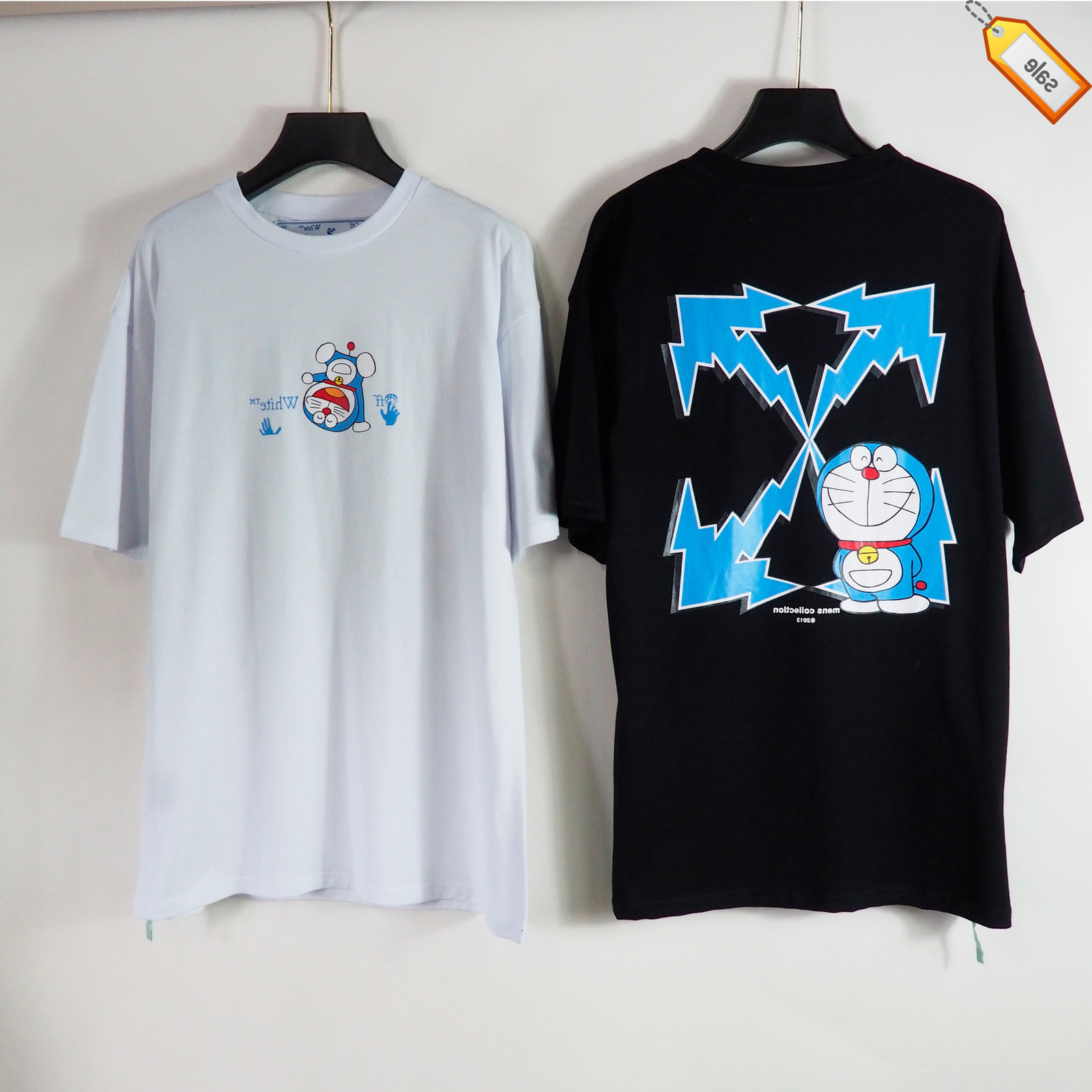 Fashion Brand Ow Off Limited Doraemon Arrow Print Short Sleeve Men' and Women' European Loose T-shirt, White
Fashion Brand Ow Off Limited Doraemon Arrow Print Short Sleeve Men' and Women' European Loose T-shirt, White