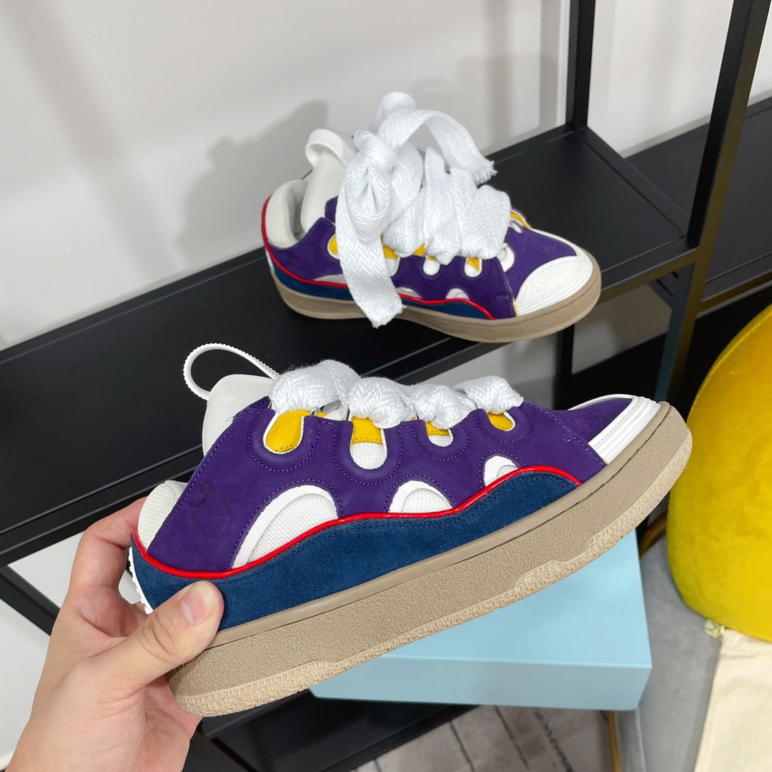 LEATHER CURB SNEAKERS Luxury Designer men women shoes nappa calfskin casual shoe, #14
LEATHER CURB SNEAKERS Luxury Designer men women shoes nappa calfskin casual shoe, #14