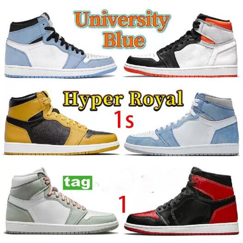 High Mid 1s 1 Hyper Royal University Blue basketball shoes Electro Orange Shadow 2.0 Silver toe Twist Light Smoke Grey sneakers mens womens trainers, # 50
High Mid 1s 1 Hyper Royal University Blue basketball shoes Electro Orange Shadow 2.0 Silver toe Twist Light Smoke Grey sneakers mens womens trainers, # 50