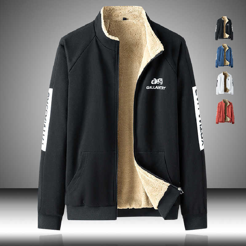 Warm Fleece Hoodies Men Winter Stand Collar Print Sweatshirt Men Thick Mens Cardigan Sportswear Zipper Fur Liner Tracksuits 210603, Hh6870white
Warm Fleece Hoodies Men Winter Stand Collar Print Sweatshirt Men Thick Mens Cardigan Sportswear Zipper Fur Liner Tracksuits 210603, Hh6870white