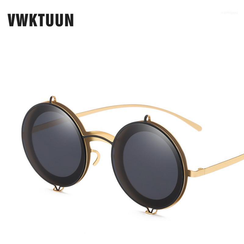 Sunglasses VWKTUUN Brand Vintage Mirror Lens Round Glasses Goggles Steampunk Retro For Women Men Steam Punk Eyewear1
Sunglasses VWKTUUN Brand Vintage Mirror Lens Round Glasses Goggles Steampunk Retro For Women Men Steam Punk Eyewear1