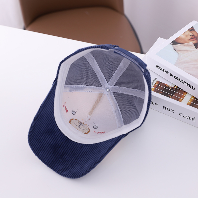 Baby Peaked Cap Autumn and Winter Corduroy Childrens Baseball Cap Cute Super Cute Boys and Girls Baby Bear Hat Children, Yellow
Baby Peaked Cap Autumn and Winter Corduroy Childrens Baseball Cap Cute Super Cute Boys and Girls Baby Bear Hat Children, Yellow