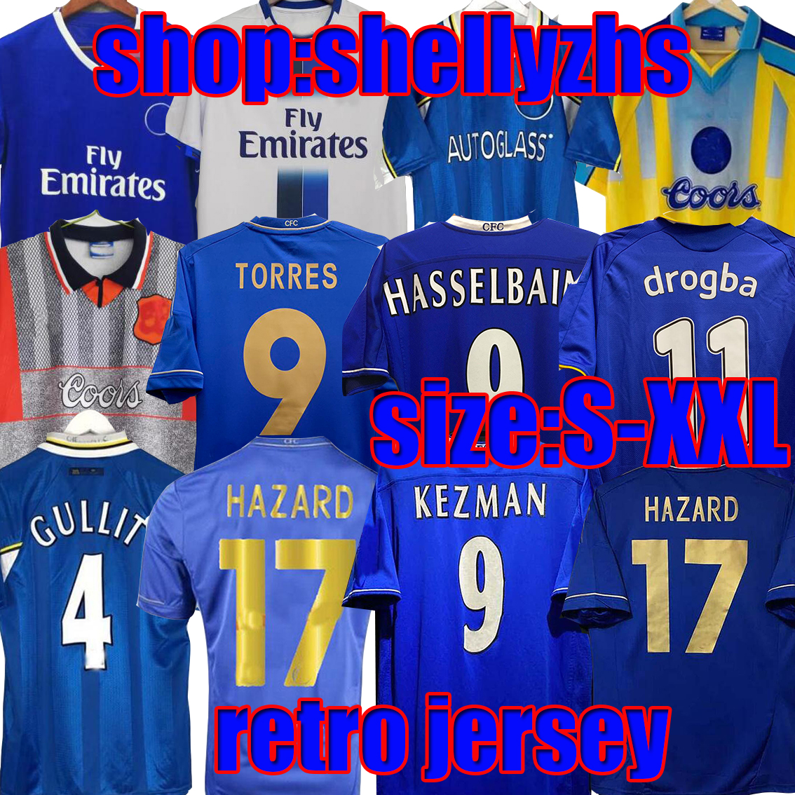 CFC 1999 Retro Soccer Jerseys Lampard Torres Drogba 01 03 05 06 07 08 Football Shirts Camiseta WISE finals 2011 12 14 15 17 TERRY ROBBEN GULLIT Long sleeve Soccer Jersey, 96 97 away
CFC 1999 Retro Soccer Jerseys Lampard Torres Drogba 01 03 05 06 07 08 Football Shirts Camiseta WISE finals 2011 12 14 15 17 TERRY ROBBEN GULLIT Long sleeve Soccer Jersey, 96 97 away