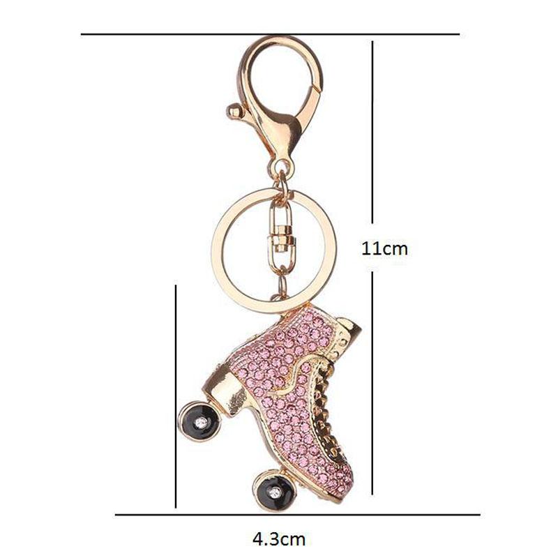 Keychains Keyring Bag Charm Pendant Keys Holder Roller Skates Shoe Crystal Keychain Jewelry Key Chain Women Girl Gifts XIN-
Keychains Keyring Bag Charm Pendant Keys Holder Roller Skates Shoe Crystal Keychain Jewelry Key Chain Women Girl Gifts XIN-