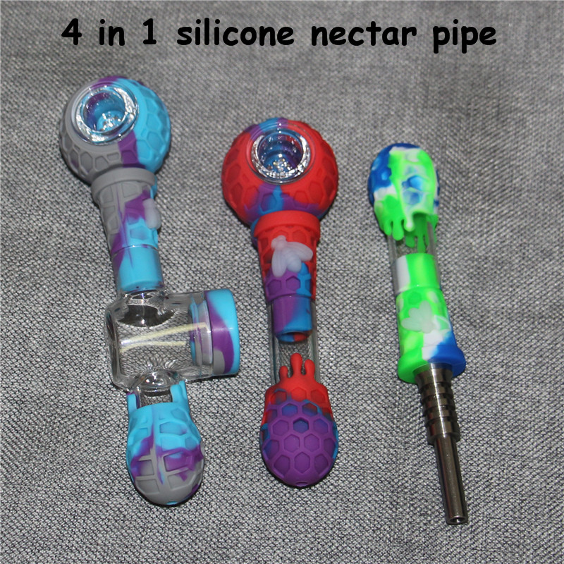 FDA Silicone Hand Pipes with bowl Silicon Bongs Tobacco Pipe Dry Herb Vaporizer glass nectar collector ash catcher
FDA Silicone Hand Pipes with bowl Silicon Bongs Tobacco Pipe Dry Herb Vaporizer glass nectar collector ash catcher