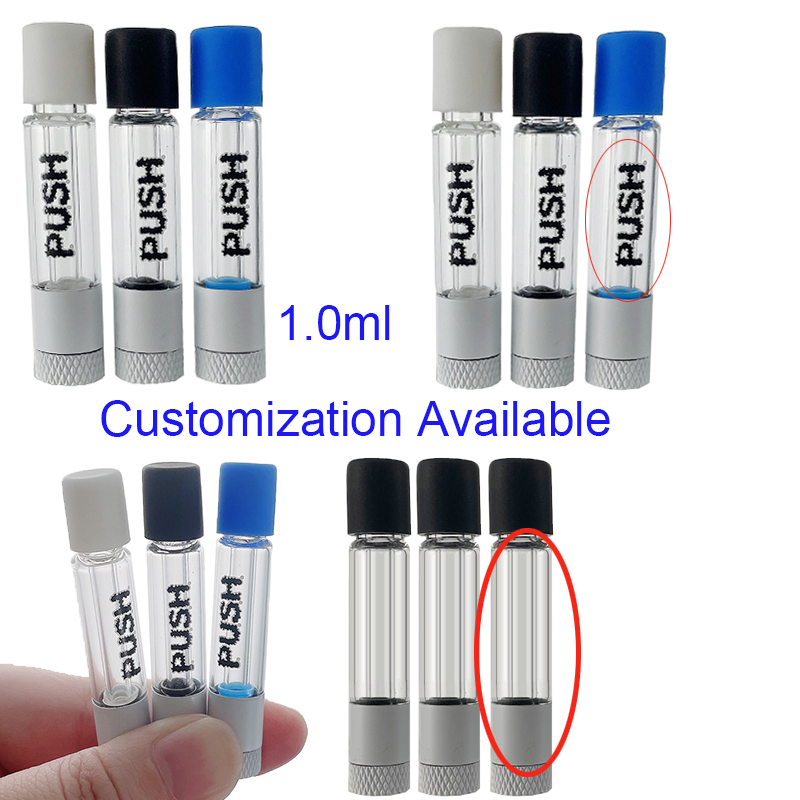 Push Atomizers Empty Vape Cartridges Packaging 10 Strains 1ml Vapes Carts Ceramic Thick Oil Wax Vaproizers 510 Thread E Cigarettes 3 Colors
Push Atomizers Empty Vape Cartridges Packaging 10 Strains 1ml Vapes Carts Ceramic Thick Oil Wax Vaproizers 510 Thread E Cigarettes 3 Colors