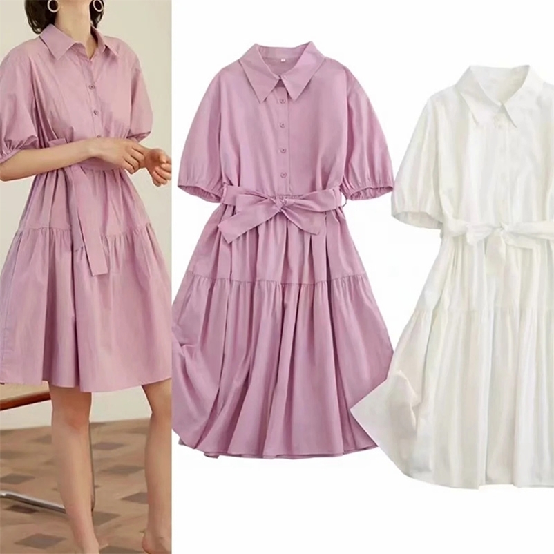 women dress summer lantern sleeve turn down collar single buttons A-line pleated long fashion female 210524, Pink
women dress summer lantern sleeve turn down collar single buttons A-line pleated long fashion female 210524, Pink