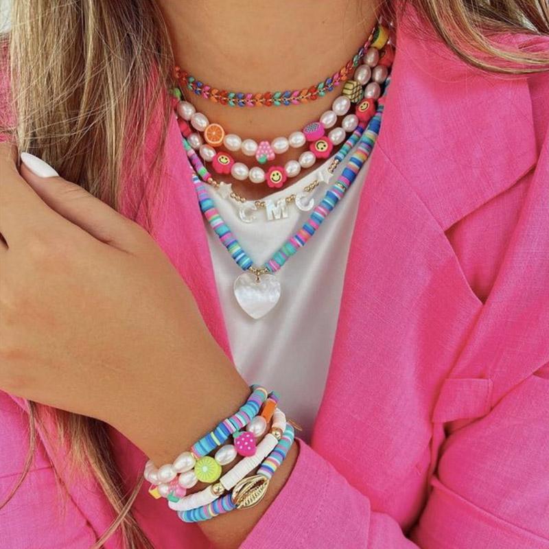 Chokers Bohemian Pearl Bead Colorful Flower Glass Beads Weaving Handmade Necklace Clavicle Chain Choker Jewelry
Chokers Bohemian Pearl Bead Colorful Flower Glass Beads Weaving Handmade Necklace Clavicle Chain Choker Jewelry