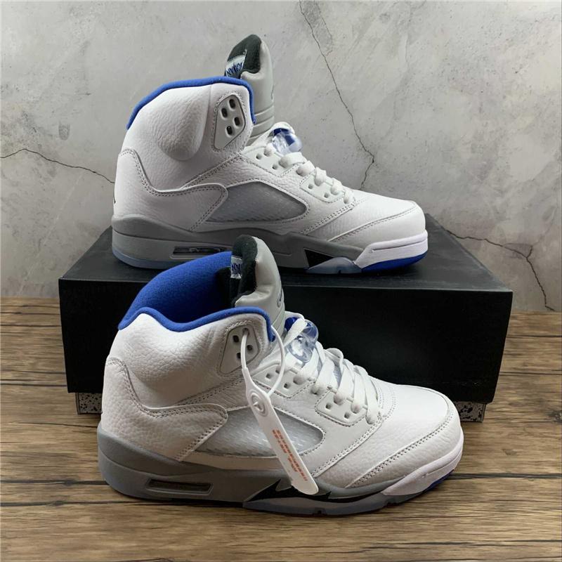 2021 Release Jumpman 5 Retro Stealth 2.0 White Hyper Royal Men Shoes Outdoor SNKRS Sports With Original Box Fast Delivery
2021 Release Jumpman 5 Retro Stealth 2.0 White Hyper Royal Men Shoes Outdoor SNKRS Sports With Original Box Fast Delivery