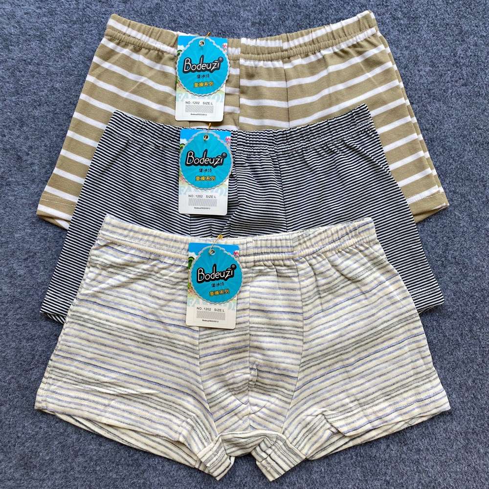Special striped boy's boxer underwear cotton children's underpants baby middle and big shorts, Camo
Special striped boy's boxer underwear cotton children's underpants baby middle and big shorts, Camo