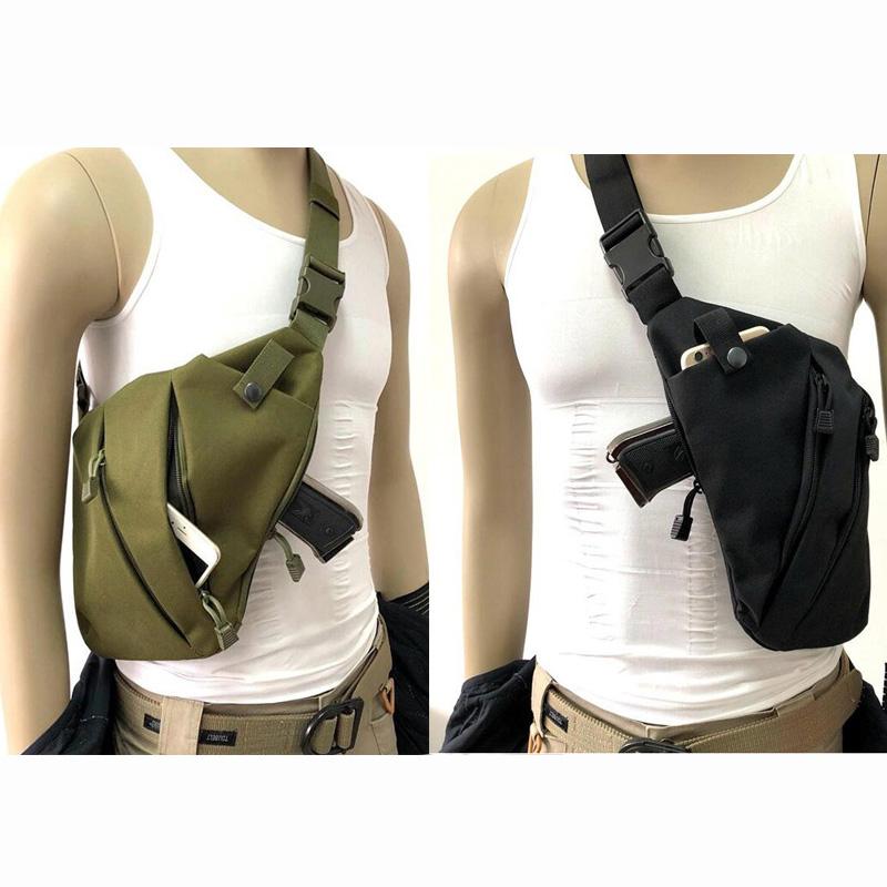 Stuff Sacks Nylon Tactical Storage Gun Carry Bag Pistol Holster Right/Left Shoulder Anti-theft Concealed Chest For Cycling Hiking, Cp bag in right
Stuff Sacks Nylon Tactical Storage Gun Carry Bag Pistol Holster Right/Left Shoulder Anti-theft Concealed Chest For Cycling Hiking, Cp bag in right