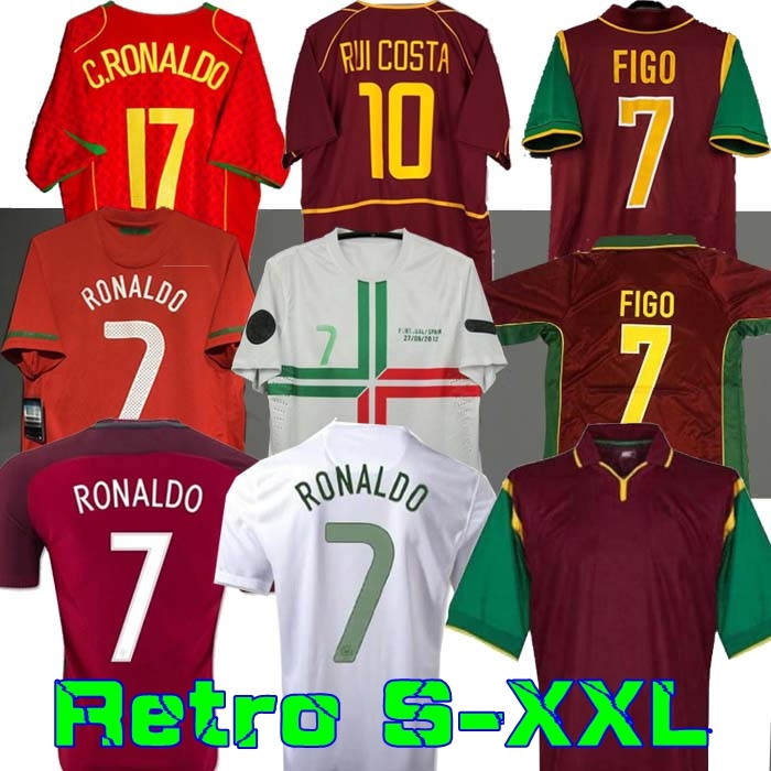 1998 1999 2010 2012 2002 2004 Retro Soccer Jerseys RUI COSTA FIGO RONALDO NANI Football Shirts Camisetas de fútbol Portugal Uniforms S-XXL, 2004 home
1998 1999 2010 2012 2002 2004 Retro Soccer Jerseys RUI COSTA FIGO RONALDO NANI Football Shirts Camisetas de fútbol Portugal Uniforms S-XXL, 2004 home