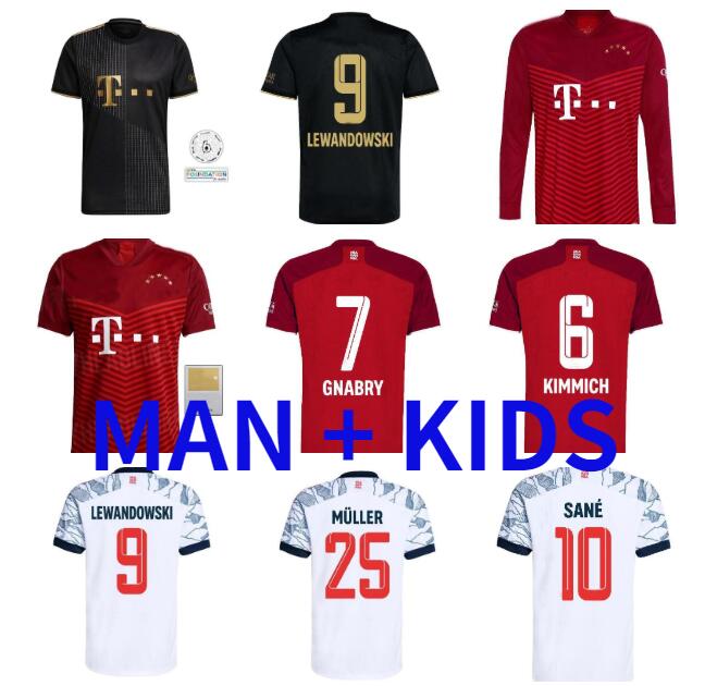 21 22 FC Bayern Munich soccer jerseys LEWANDOWSKI SANE 2021 2022 Fans Player Version MUSIALA MULLER DAVIES football shirt Men Kids kit
21 22 FC Bayern Munich soccer jerseys LEWANDOWSKI SANE 2021 2022 Fans Player Version MUSIALA MULLER DAVIES football shirt Men Kids kit