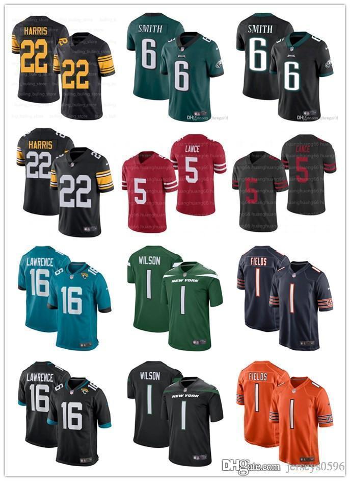 2021 Draft Jersey 22 Najee Harris 16 Trevor Lawrence 5 Trey Lance 1 Zach Wilson 1 Justin Fields 6 DeVonta Smith Football Jerseys, Black;red
2021 Draft Jersey 22 Najee Harris 16 Trevor Lawrence 5 Trey Lance 1 Zach Wilson 1 Justin Fields 6 DeVonta Smith Football Jerseys, Black;red